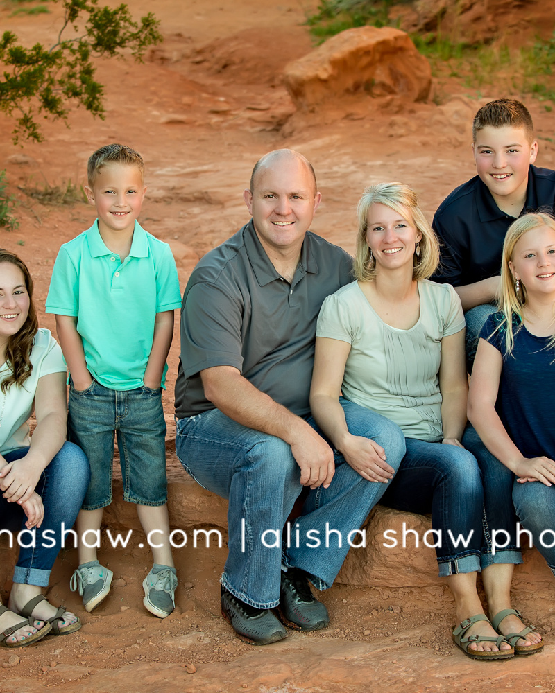 All Smiles In The Red Rocks | St George Utah Family Photographer