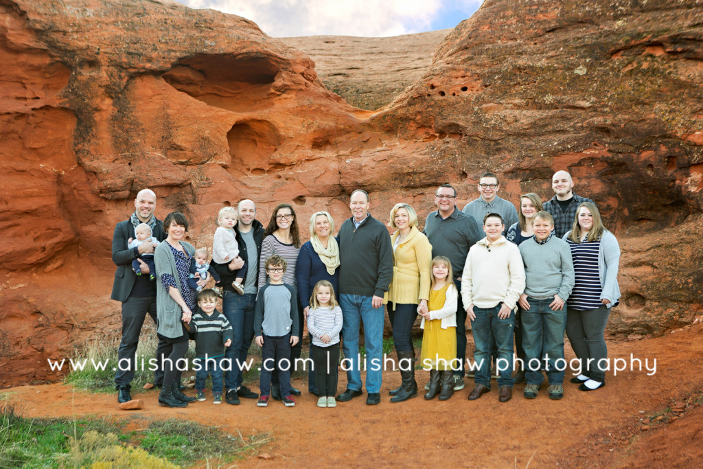 southern utah extended family photographer
