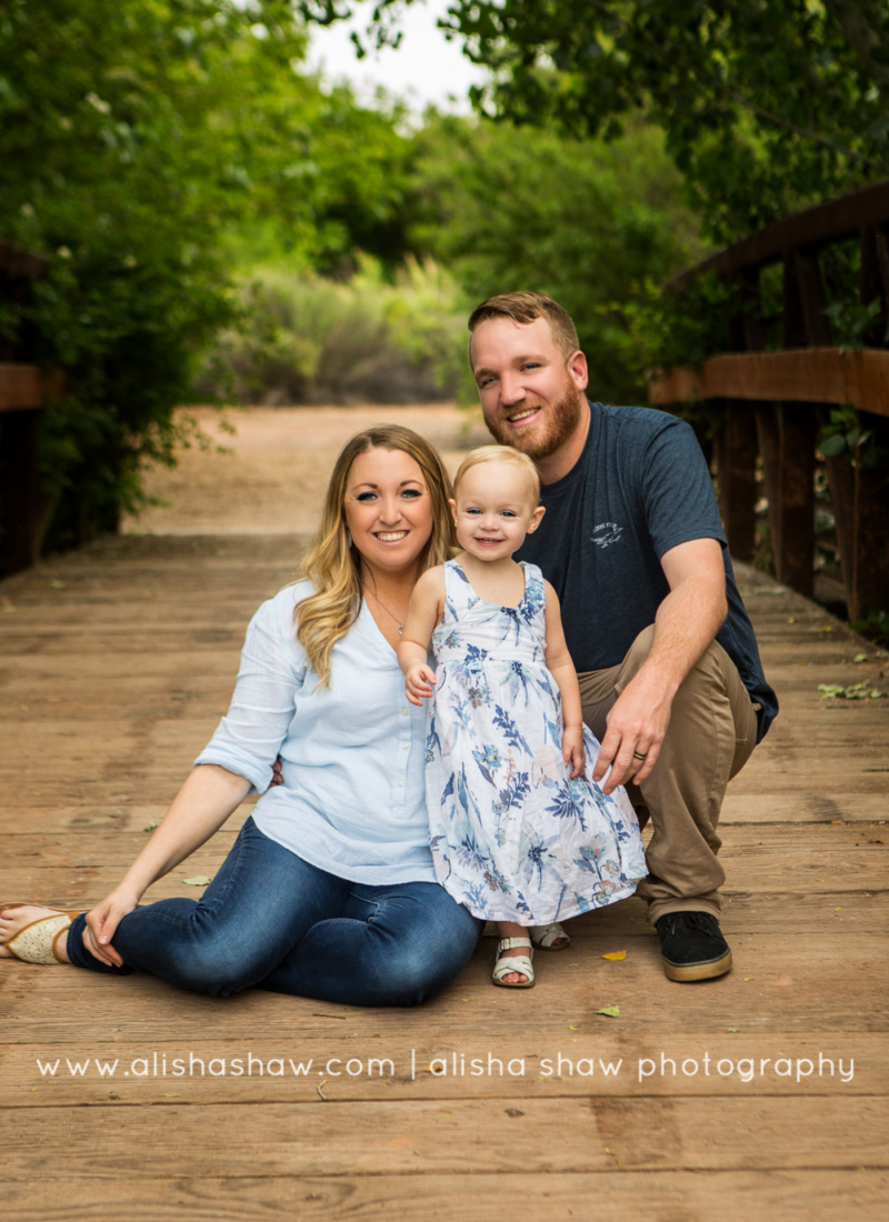 Cute Family of 3 | St George Utah Family Photographer