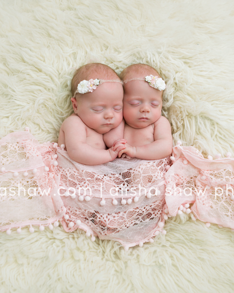 Beautiful Baby Twin Girls | St George Utah Newborn Photographer
