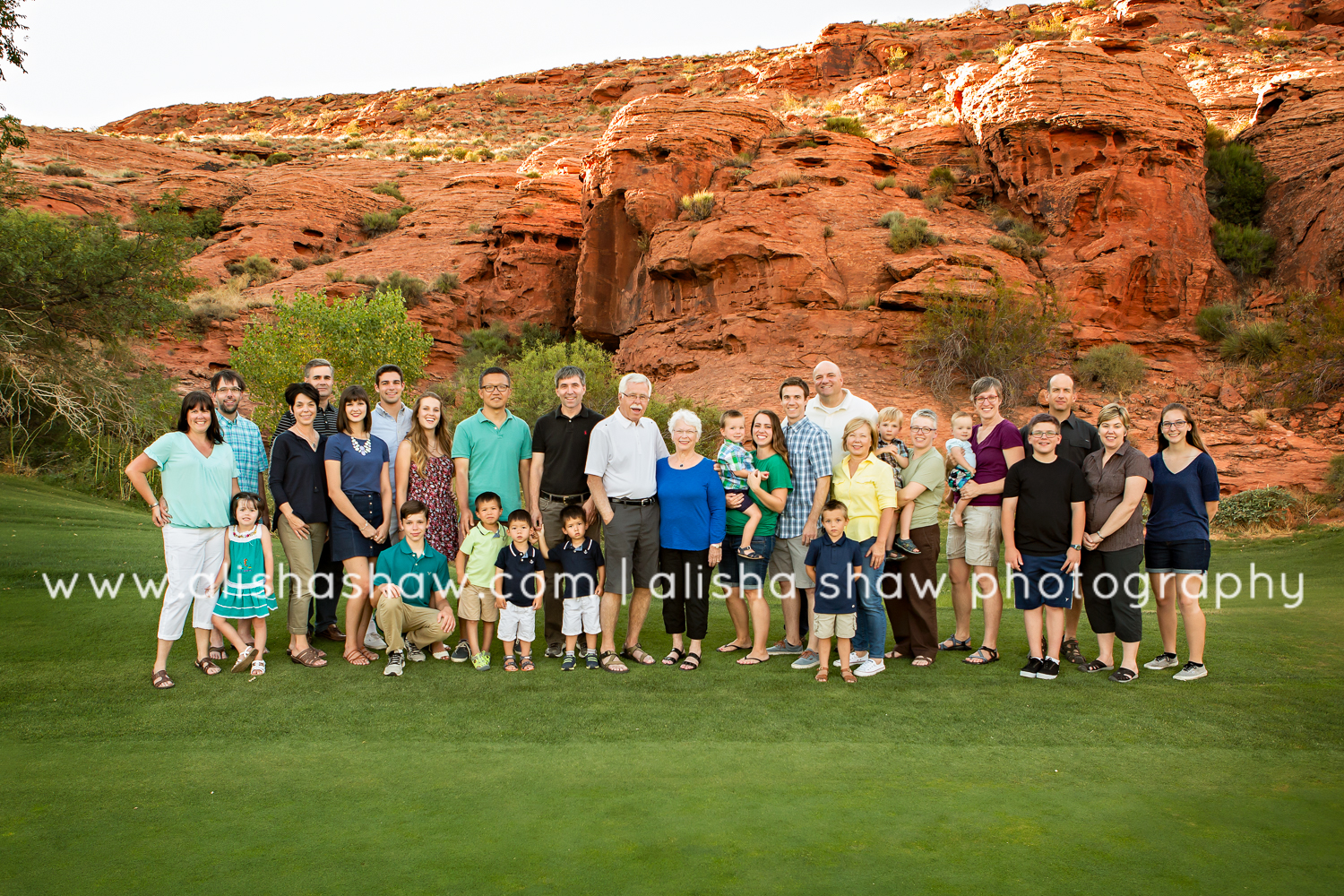 Beautiful Summer Day | St George Utah Extended Family Photographer