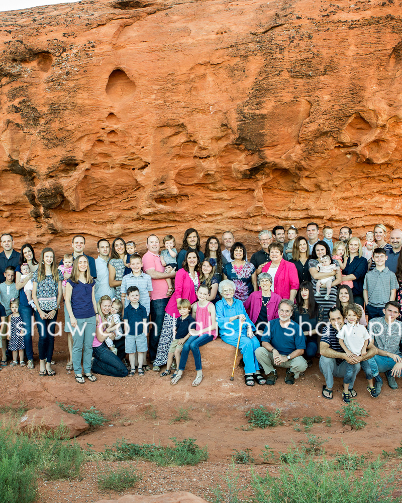 100th Birthday Bash | St George Utah Extended Family Photographer