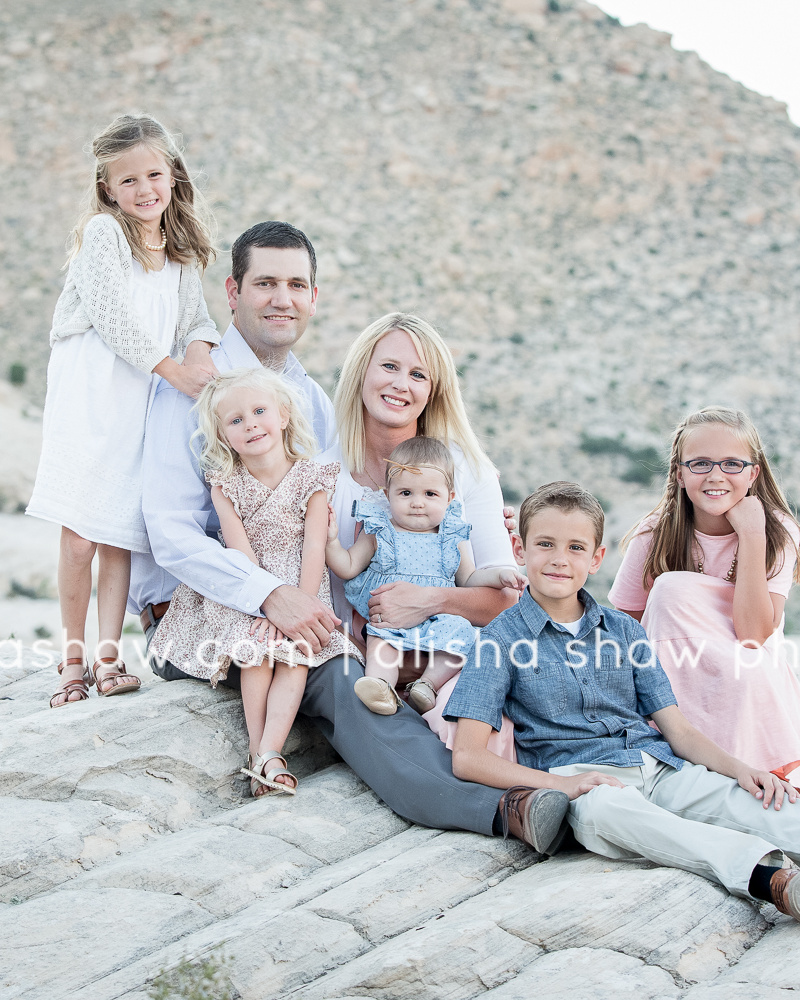 White Rocks of Snow Canyon | St George Utah Family Photographer