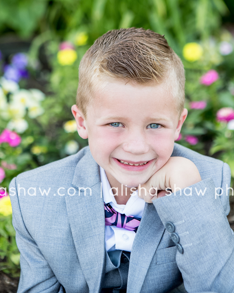 Mr H is 8 | St George Utah Baptism Photographer