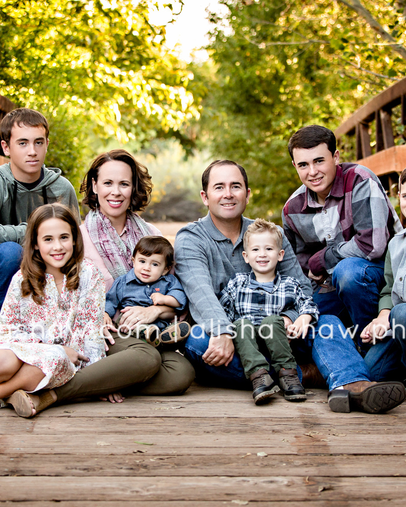Fall Family Bridge | St George Utah Family Photographer