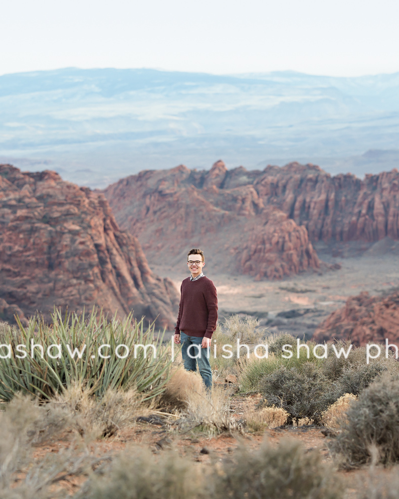 A Mountain, A Violin & A Kendama | St George Utah Senior Photographer