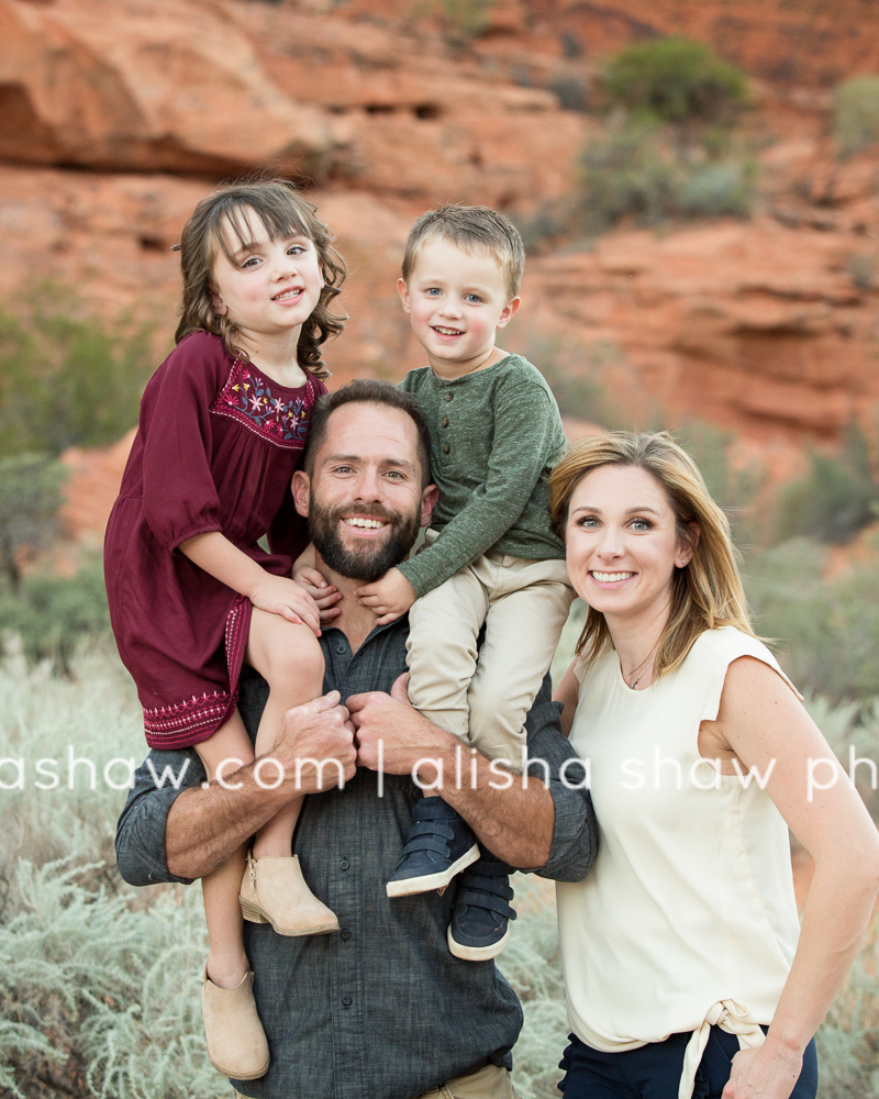 Family of 4 | St George Utah Family Photographer