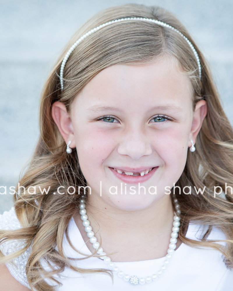 Baptism Girl | St George Utah Child Photographer