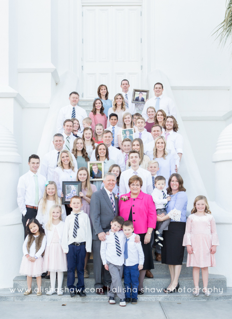 Temple Family | St George Utah Family Photographer