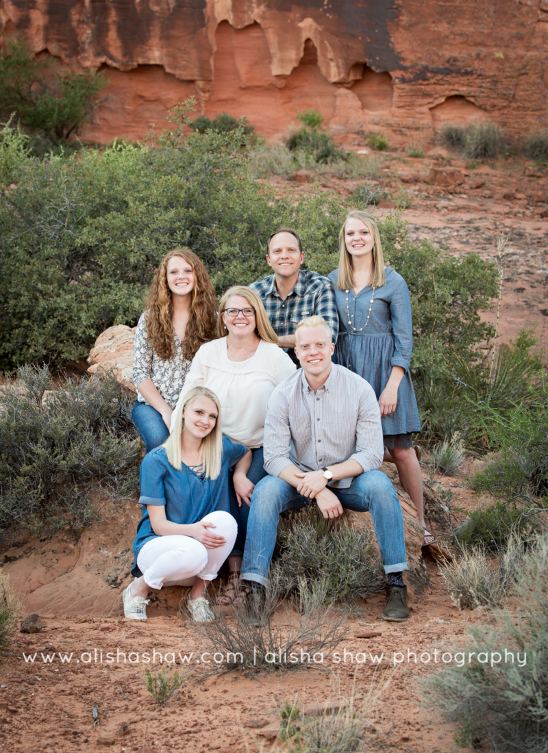 In The Canyon | St George Utah Family Photographer