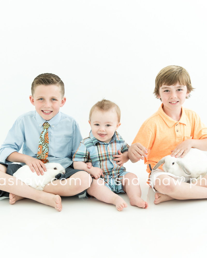 Boys & Bunnies |St George Utah Children Photographer