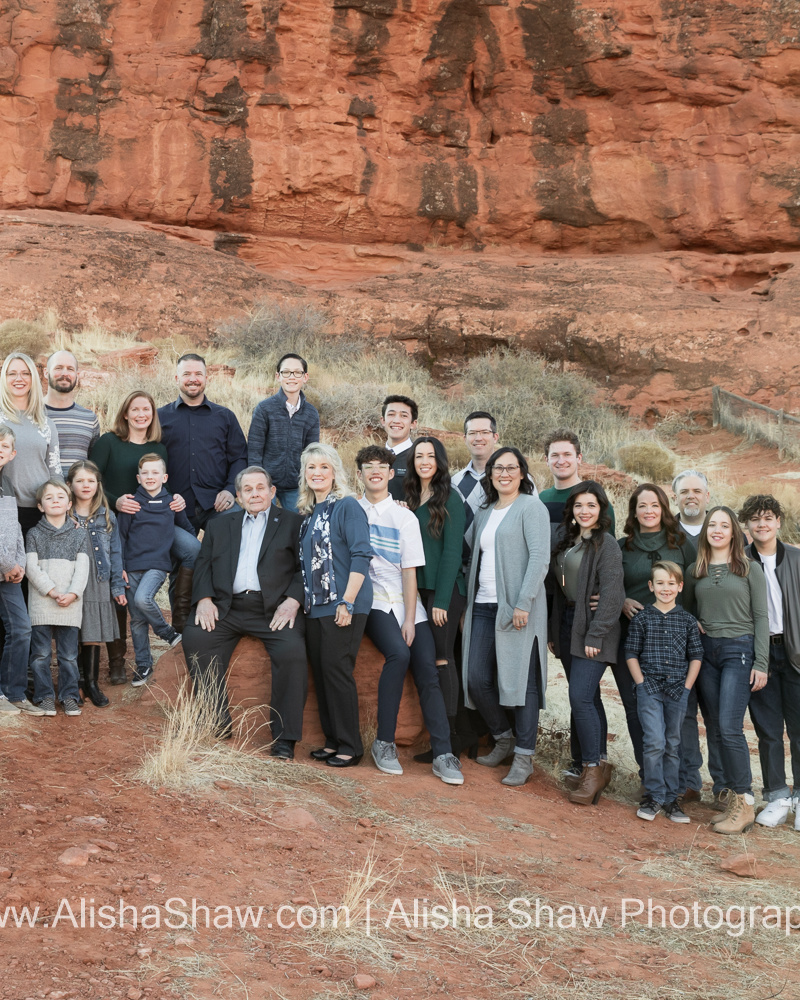 Family Reunion Photo | St George Utah Large Family Photographer