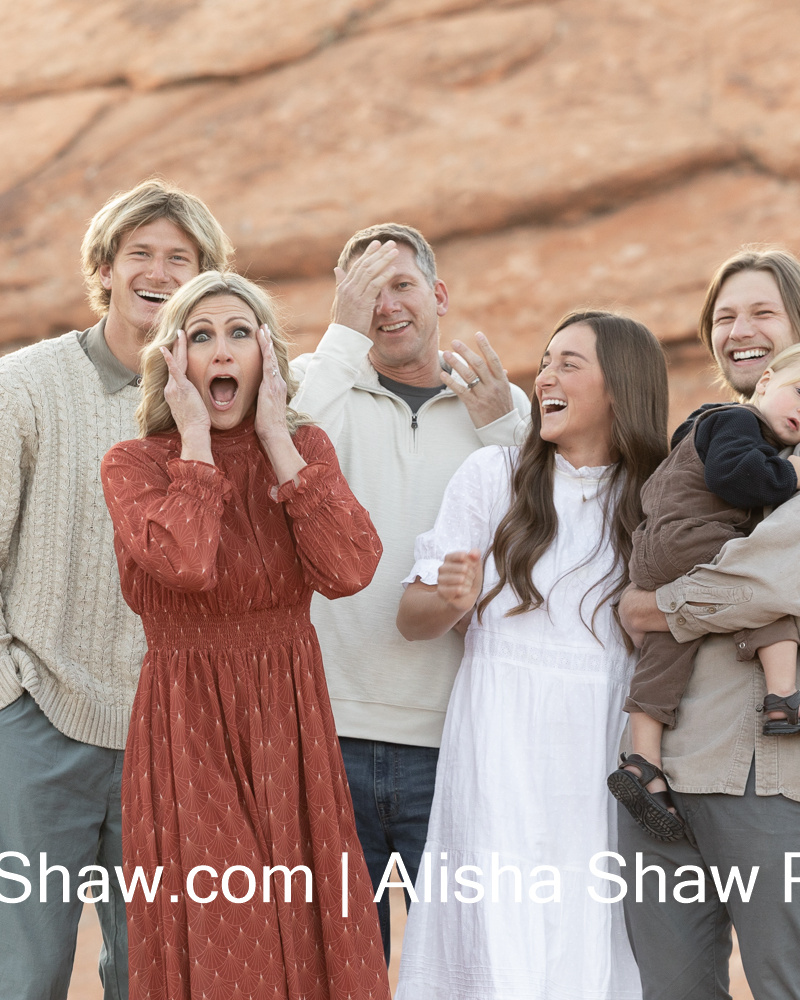 Surprise Photo Shoot | St George Utah Large Family Photographer
