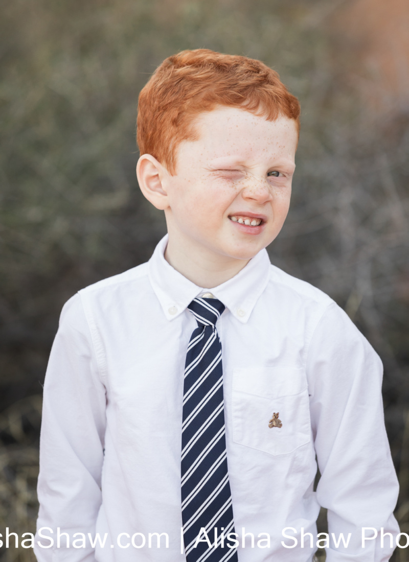 Cutest Little Redhead | St George Utah Family Photographer
