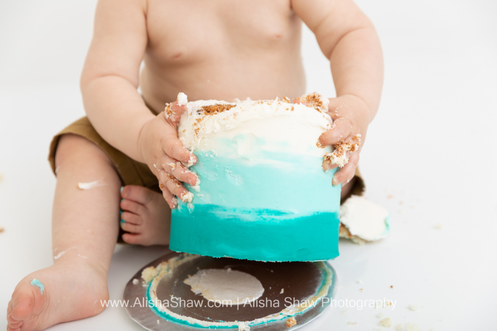 St George Utah Cake Smash Birthday Photographer