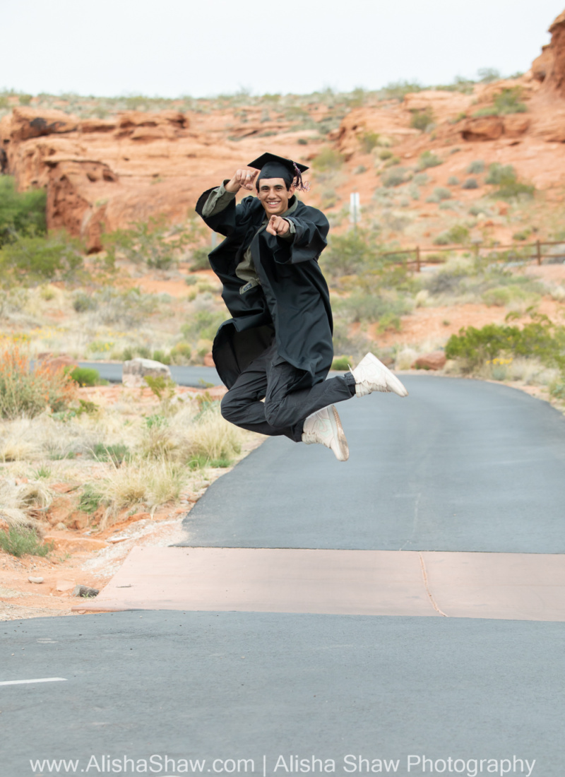 Jumping Forward | St George Utah Senior Portrait Photographer