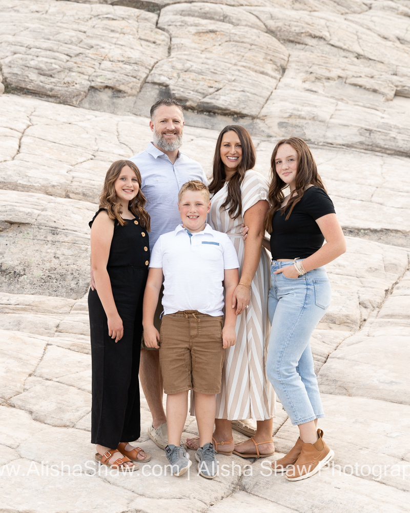 White Rock Fab Five | St George Utah Family Photographer