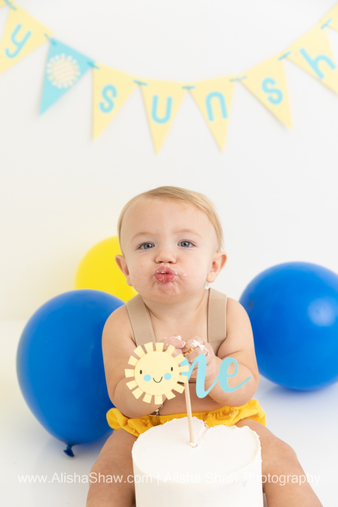 St George Utah Birthday Cake Smash Photographer