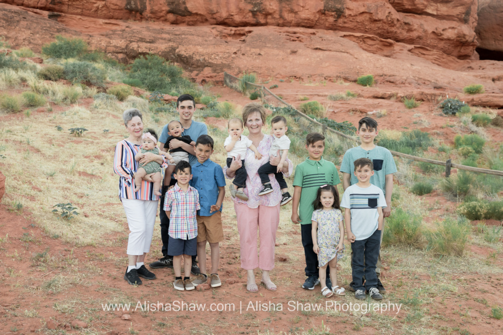 St George Utah Extended Family Photographer