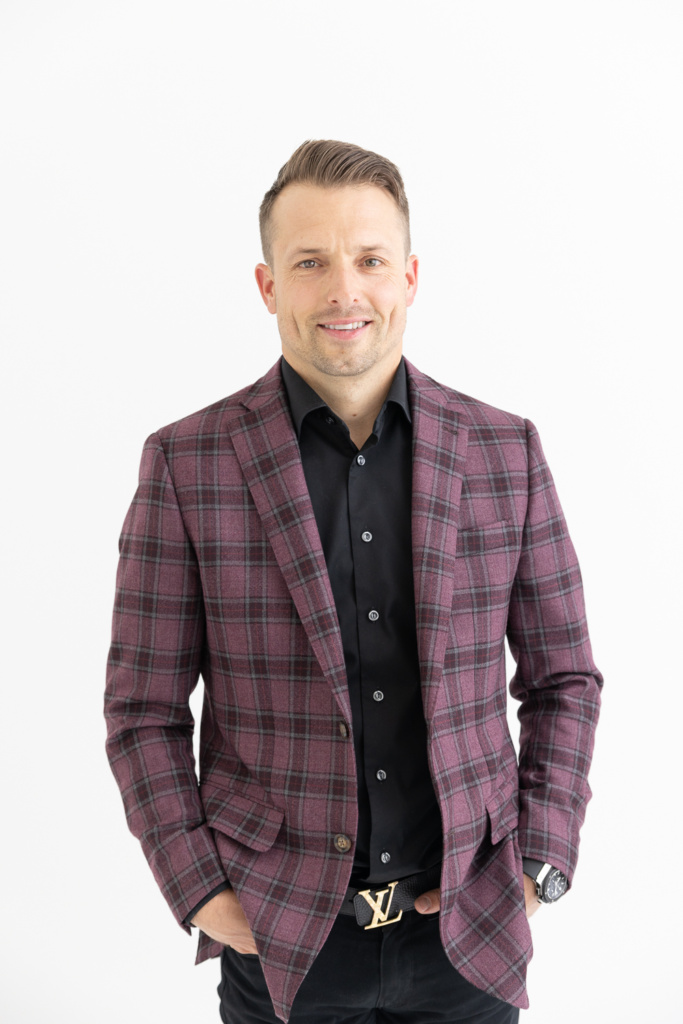 real estate agent in jacket